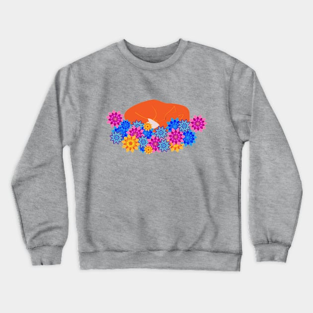 What the Fox Crewneck Sweatshirt by Tatiyanawolf